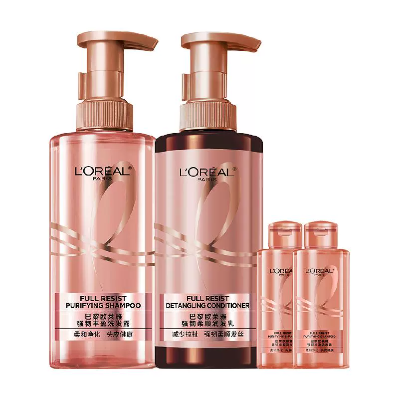 L'OREAL PARIS 强韧柔顺洗发露440ml*2 ￥101.4