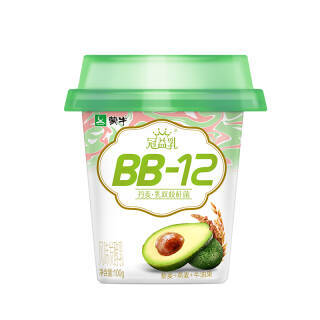 蒙牛 冠益乳bb-12麦酪乳 藜麦 燕麦 牛油果 100g*3杯*16件 130.