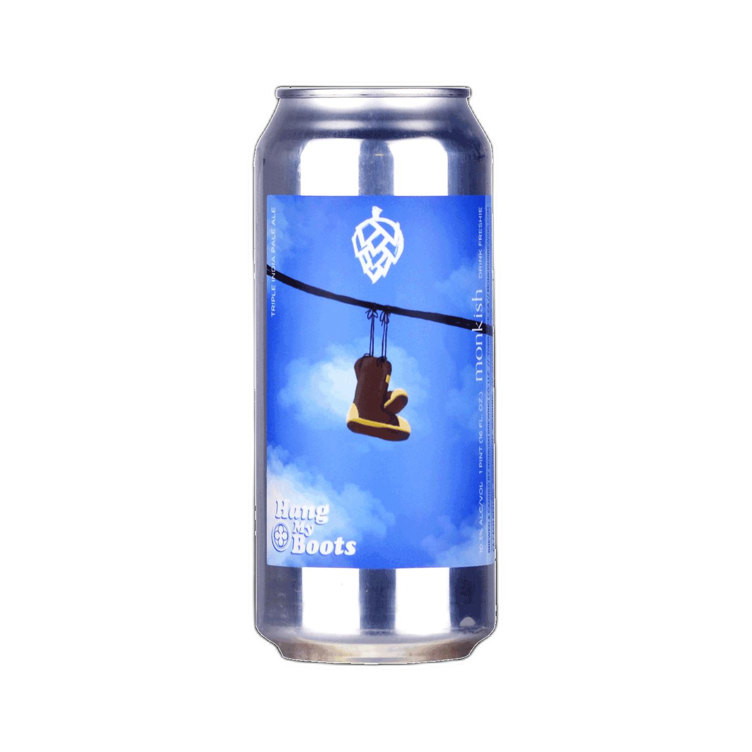 Monkish 僧侣 挂好我的靴子 10.3%vol 三倍浑浊IPA啤酒 473ml 单瓶装 100元（许买2件