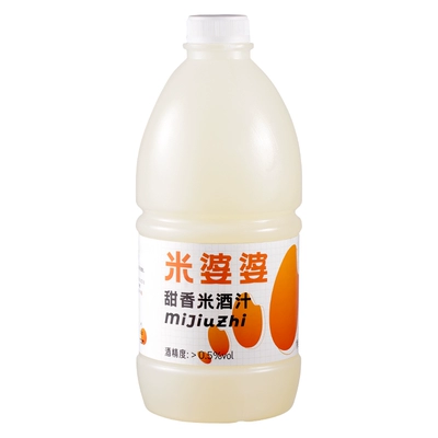 Mipopo 米婆婆 甜香米酒汁 1.6L 18.9元包邮（需用券）