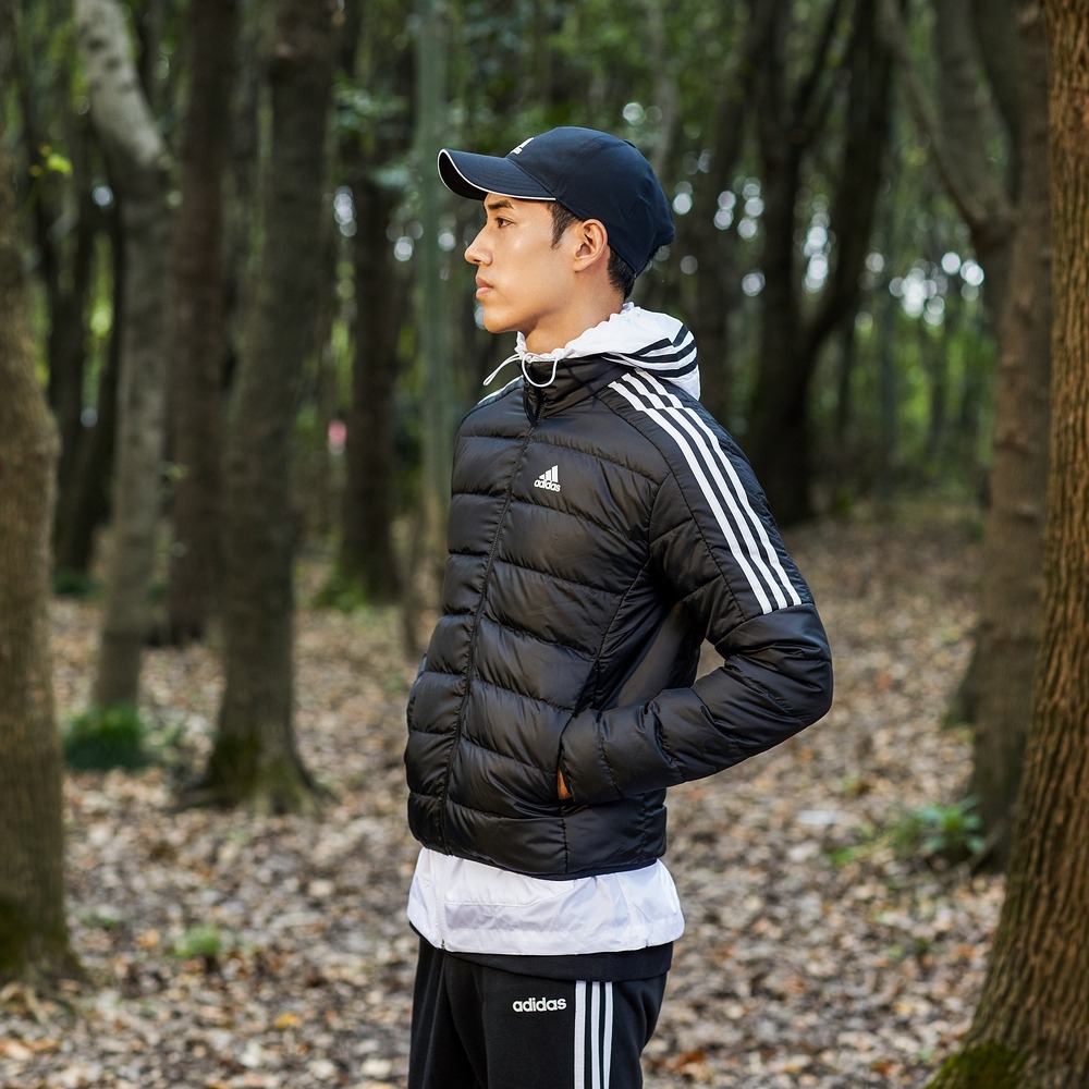 adidas 阿迪达斯 官方outlets阿迪达斯轻运动男装户外修身保暖鸭绒羽绒服 298.3