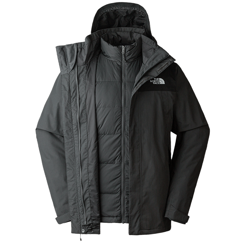 30号0点：The North Face 北面 三合一冲锋衣 羽绒内胆 892A 0C5/灰色 L/175 3025元包