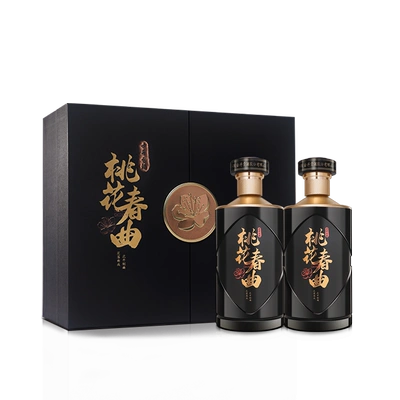 桃花春曲礼盒 50度500ml*2瓶 199元包邮（需用券）