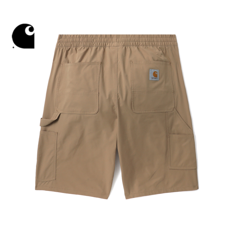 carhartt WIP 工装短裤男装经典LOGO标签多口袋防撕裂布030019I 495元（需用券）