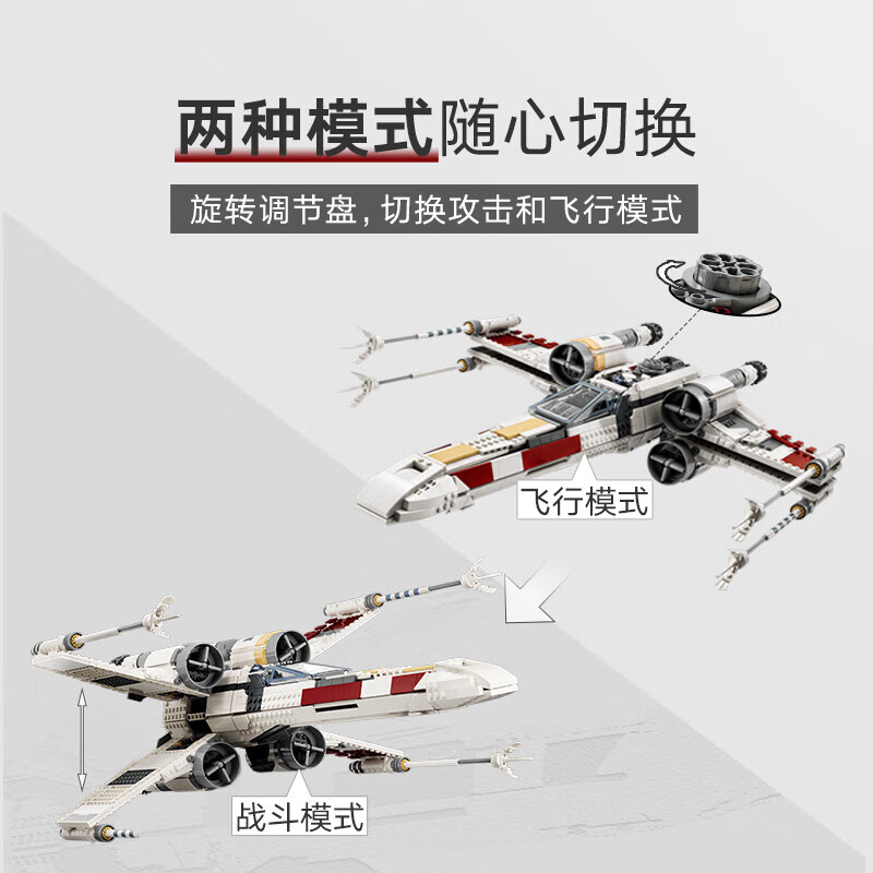 LEGO 乐高 积木玩具 星球大战系列 75355 X翼星际战斗机18岁+ 新年礼物 摆件 2181