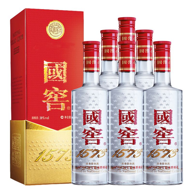 国窖1573 泸州老窖国窖1573双瓶38度500ml 1329.05元（需用券）