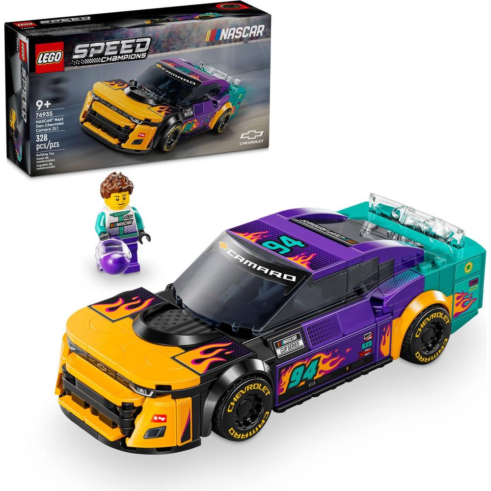 LEGO 乐高 Speed超级赛车系列 76935 NASCAR® 新一代雪佛兰科迈罗 ZL1 赛车 211.65元