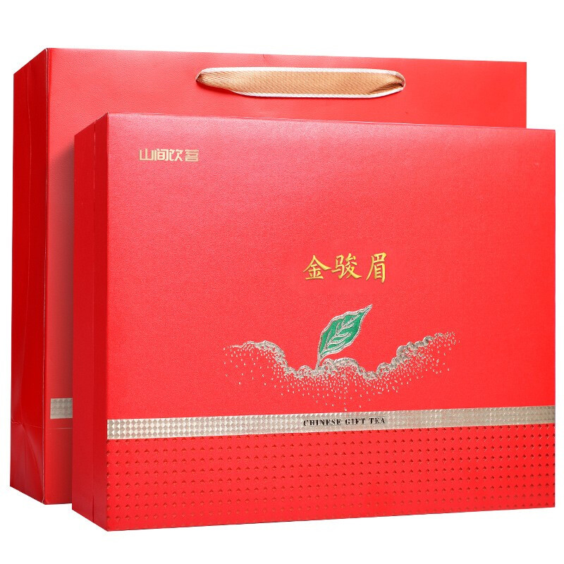 山间饮茗 轻奢金骏眉 礼盒装 250g 54.8元（需用券）