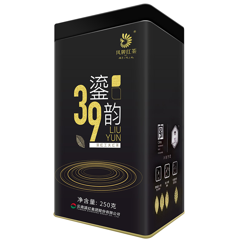 凤牌 凤庆滇红茶 39鎏韵 特级 浓香型 罐装 250g 59.5元（需买2件，需用券）