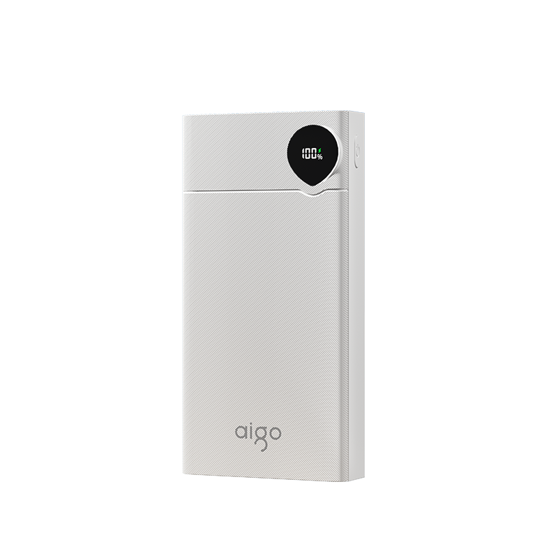 PLUS会员：aigo 爱国者 移动充电宝 10000mAh 珍珠白 58.9元包邮