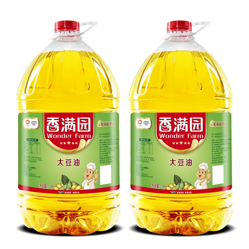 百亿补贴：香满园 大豆油 10L*2 商用食用油 158.8元（多人团）