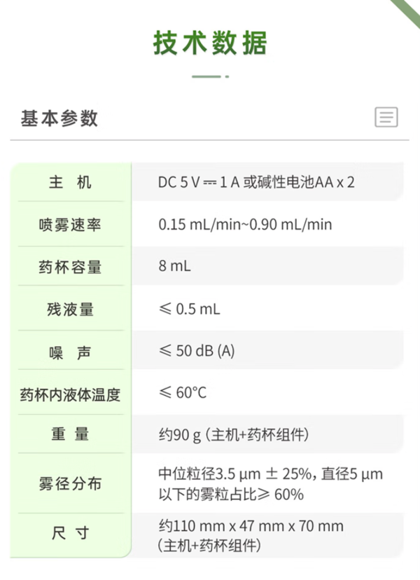 瑞迈特 BMC 医用网式雾化器 MN10A手持式