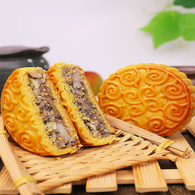 凉夹铺 老五仁中秋月饼8个 400g 5.1元包邮（需用券）