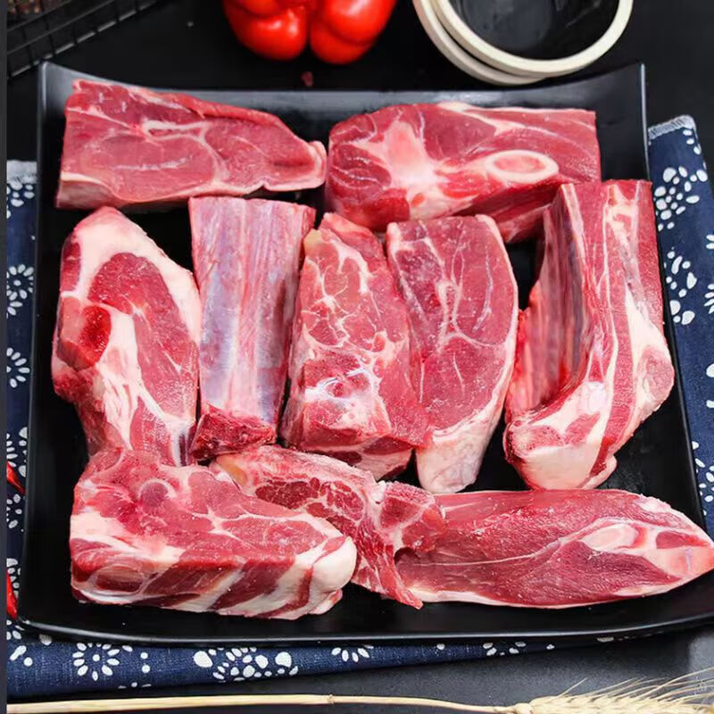 内蒙古精选原切手把羊肉*1斤（赠料包） 29元（需买4件，需用券）