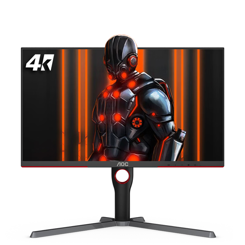 20点、plus会员、需凑单：AOC 27英寸 4K高清 160Hz IPS快速液晶1ms HDR400 微边框 低