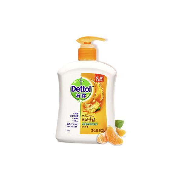 88VIP：Dettol 滴露 健康抑菌洗手液 自然清新 500g 16.06元（需用券）