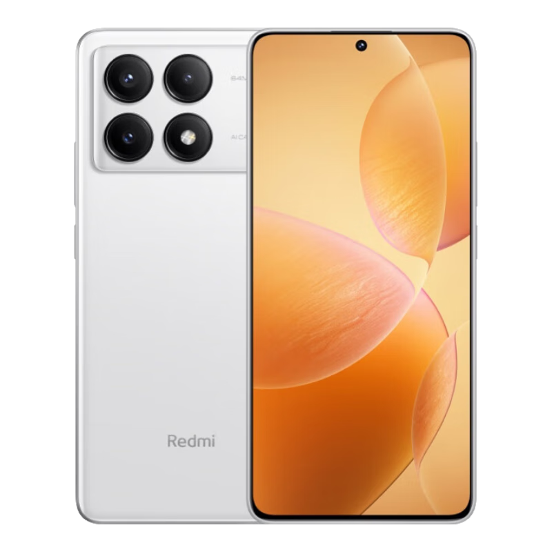 Redmi 小米 K70E 第二代1.5K直屏 6400W超清相机 5500mAh电量 晴雪 12GB+512GB 1763.02元 