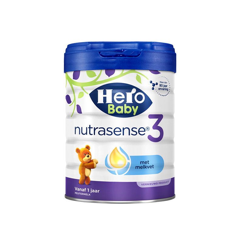 Hero Baby nutrasense系列 白金版幼儿奶粉 荷兰版 3段 700g 133元