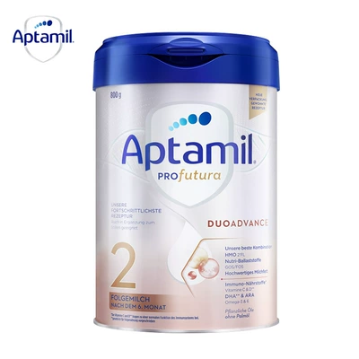 Aptamil 爱他美 德国爱他美白金版铂金HMO配方婴儿奶粉 2段800g*6罐 995.2元+108.76