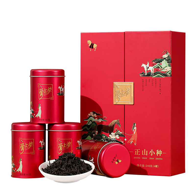 八马茶业 正山小种红茶 爱上茶系列 礼盒装 240g 183元（需用券）