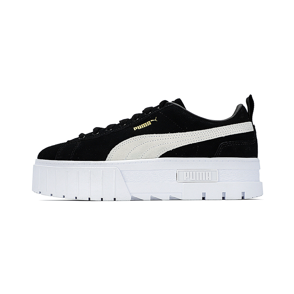 PUMA 彪马 Mayze 女子运动板鞋 380784-01 黑色/白 37 401.85元