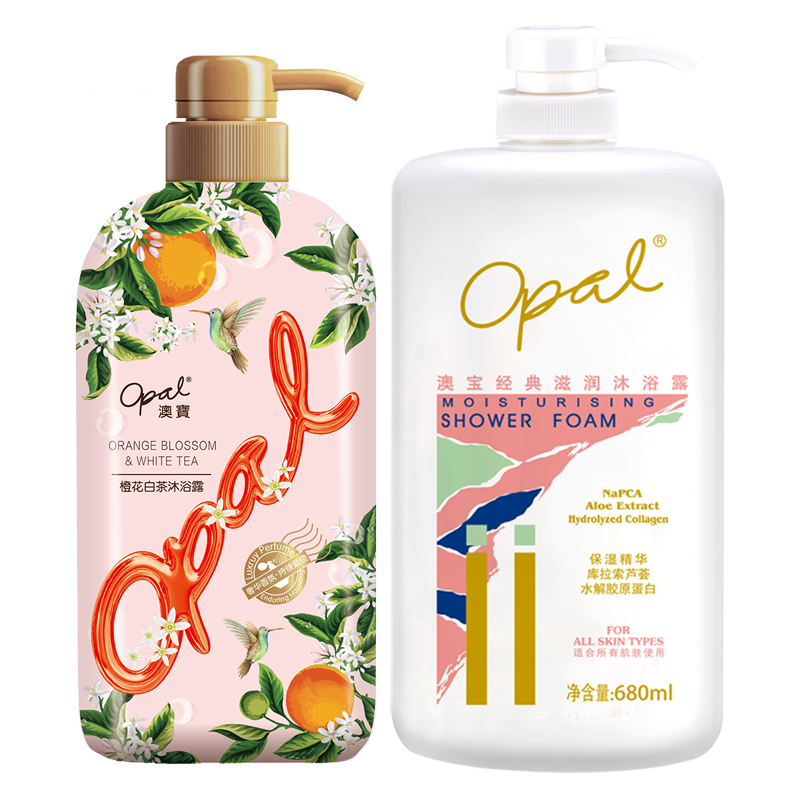 88VIP：Opal 澳寶 澳宝沐浴露经典滋润橙花白茶680ml+500ml 19.8元