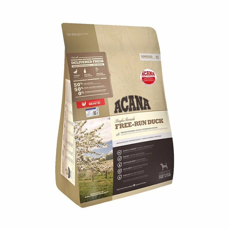 ACANA 爱肯拿 成犬幼犬无谷鸭肉梨清热祛火狗粮 11.4kg 531.05元（需用券）