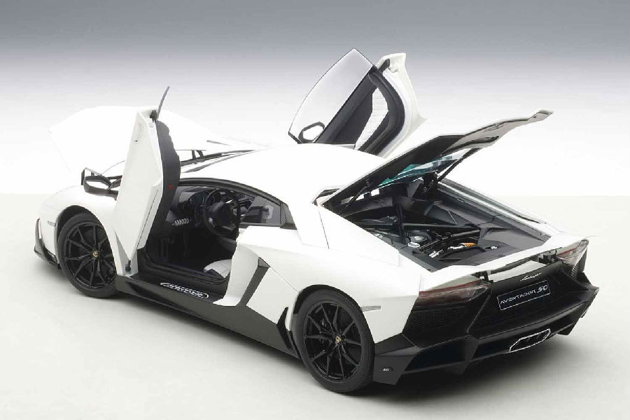 autoart 兰博基尼 aventador lp720-4 50周年 模型 1/18 白色 直邮含