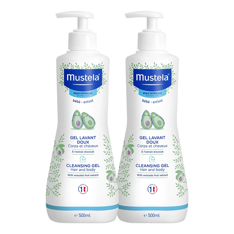 Mustela 妙思乐 儿童洗发水沐浴露二合一 500ml*2 ￥124