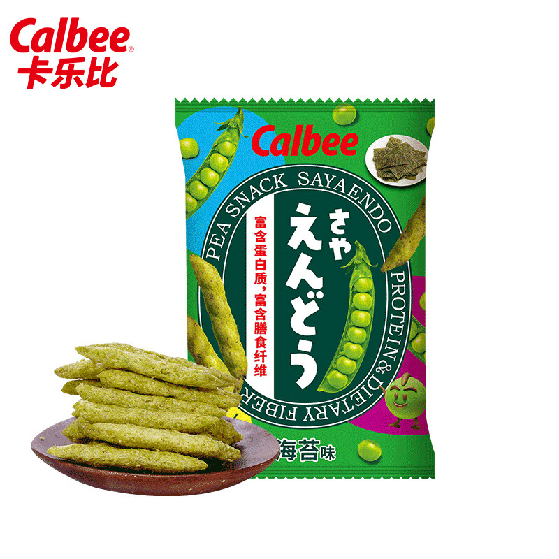 Calbee 卡乐比 豌豆脆海苔味64g*1袋 1.16元（需用券）