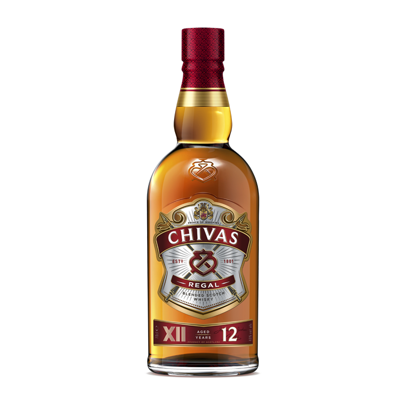 芝华士Chivas Regal 12年苏格兰威士忌 英国进口洋酒 500ml 单瓶装 ￥109