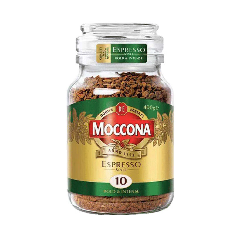 Moccona 摩可纳 经典10号 意式浓缩冻干速溶咖啡 400g 109.8元（需用券）