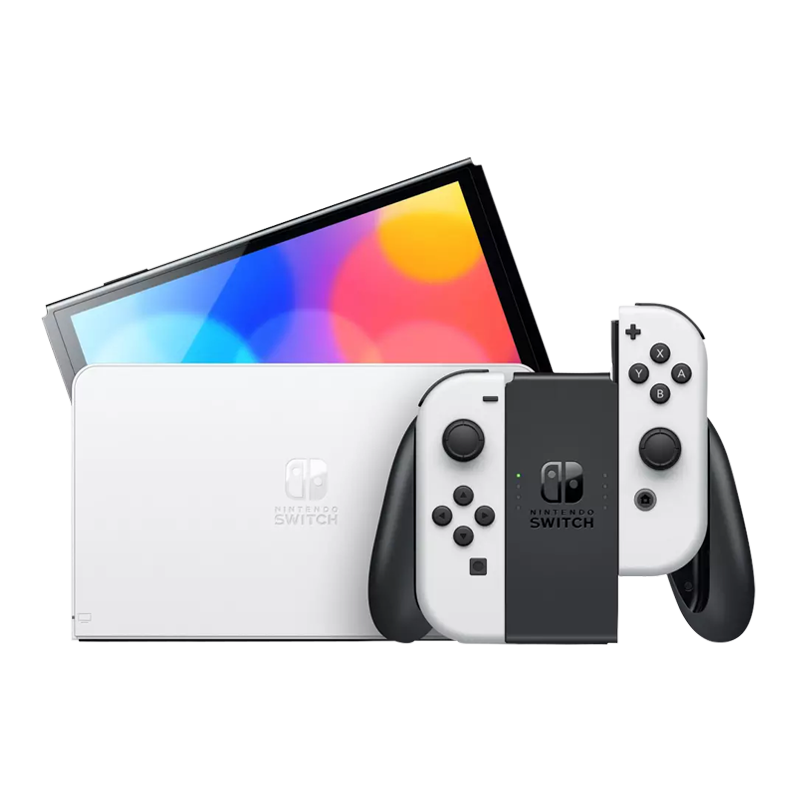 任天堂（Nintendo） Switch NS掌上游戏机 OLED主机 日版白色 续航加强版 便携家