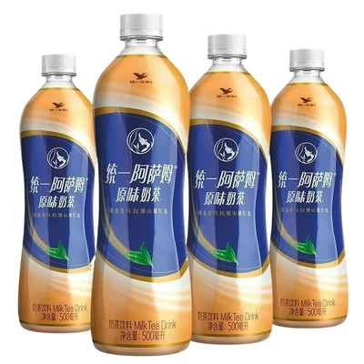 统一 奶茶 阿萨姆 500ml*15瓶 奶茶饮料 经典原味网红奶茶饮品 33.32元（万人团