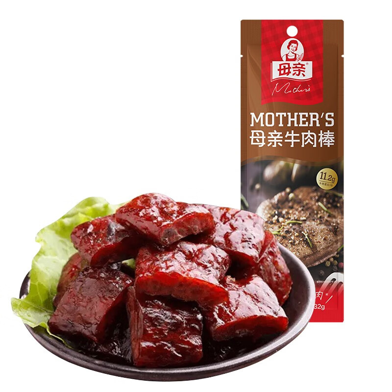 母亲 牛肉棒黑胡椒味32g（任选10件） 4.85元（需买10件，需用券）