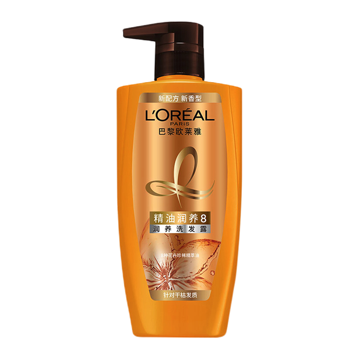 L'OREAL PARIS 精油润养8洗发露 500ml 24.11元（需用券）