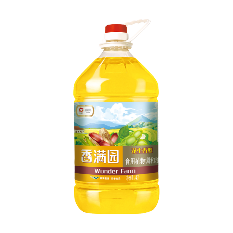 plus、概率券：香满园 花生浓香型食用植物调和油4L 30.82元