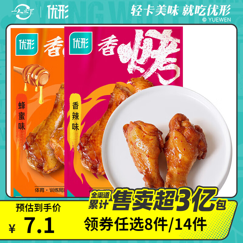 ishape 优形 小鸡腿 蜂蜜味 2根82g*1袋 5.62元（需用券）