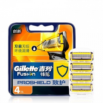 京东商城 gillette吉列 锋隐致护手动刮胡刀 4刀头 凑单品69元包邮 已