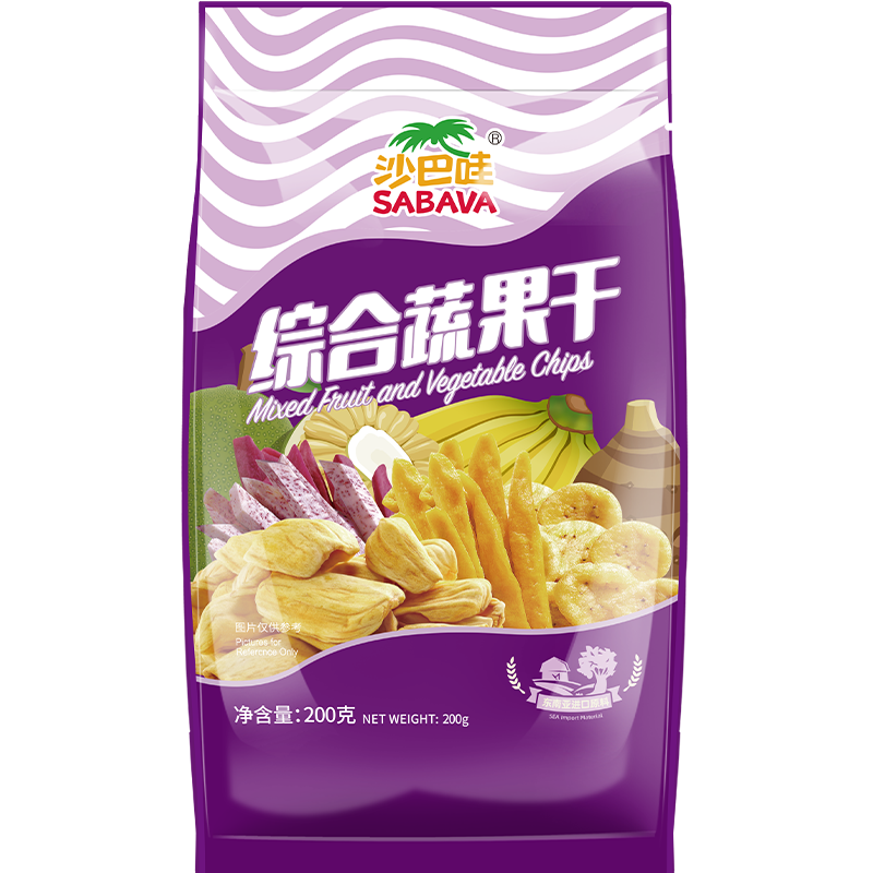 SABAVA 沙巴哇 综合蔬果干 200g 9.8元