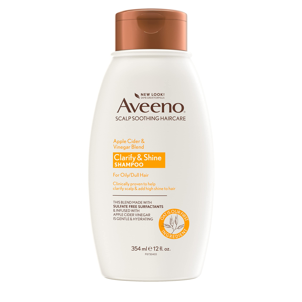 【含税直邮】Aveeno 艾维诺 苹果醋增亮舒缓保湿洗发水 354ml 到手价￥51.49