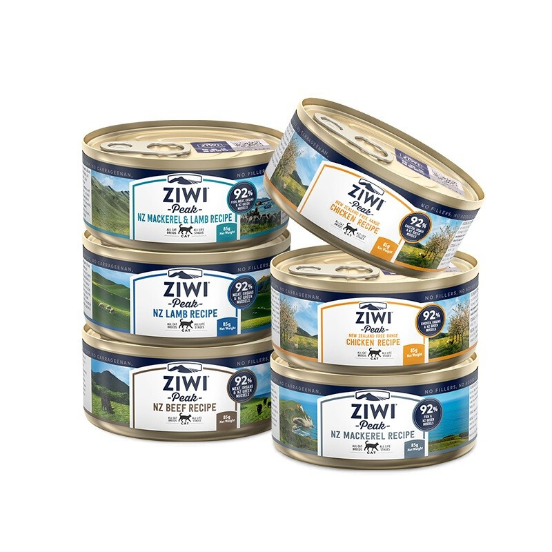 20点开始：ZIWI 滋益巅峰 猫主食罐头85g*6罐 混合味 60.5元