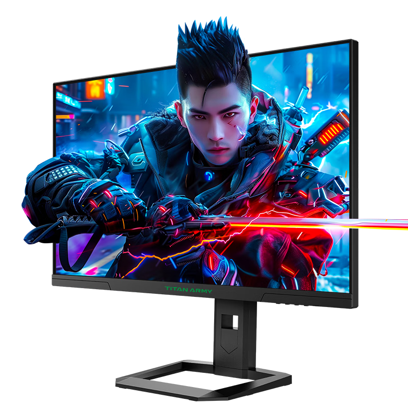 再降价、PLUS会员：TITAN ARMY 泰坦军团 27英寸 4K原生160Hz 可升降 电竞屏显示器