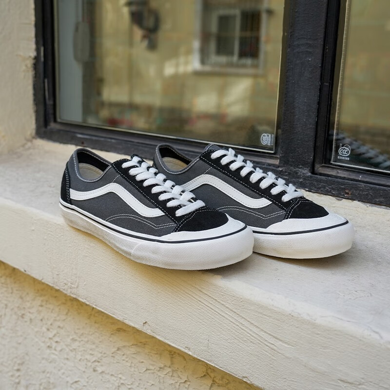 VANS 范斯 官方 Style 136 VR3黑色复古街头板鞋运动鞋出游好鞋 黑色 44 276.61元（