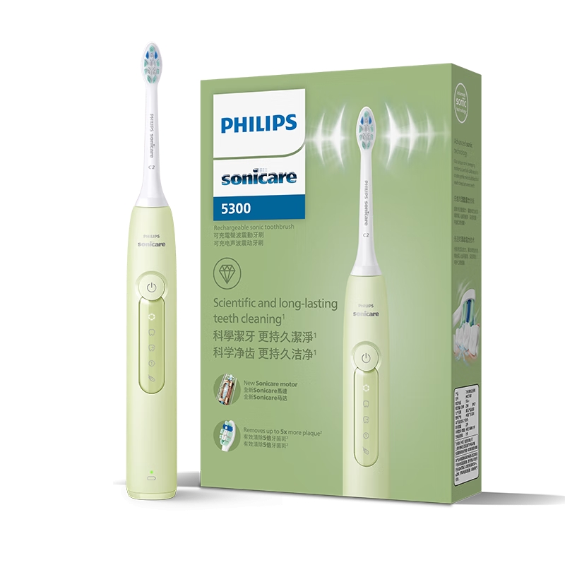 PHILIPS 飞利浦 HX6730 电动牙刷 升级款 钻石3系 抹茶绿 288元（需用券）