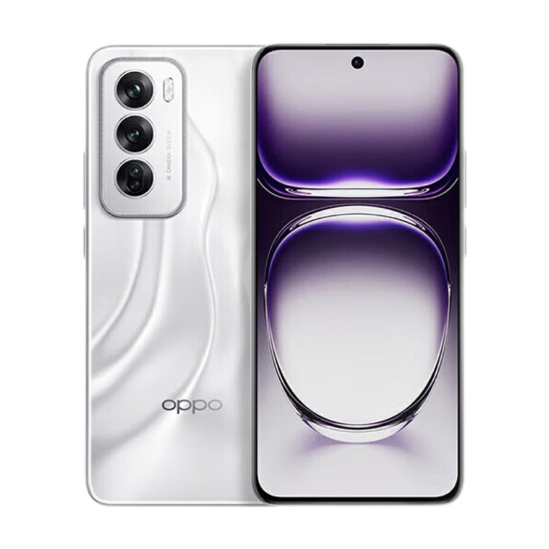 OPPO Reno12 超美小直屏 安卓Live图 天玑8250旗舰芯 12GB+512GB 千禧银 长续航智能