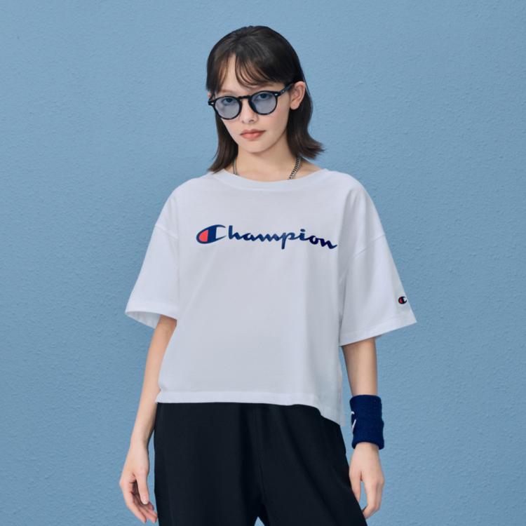 Champion 女款圆领短袖T恤 60元