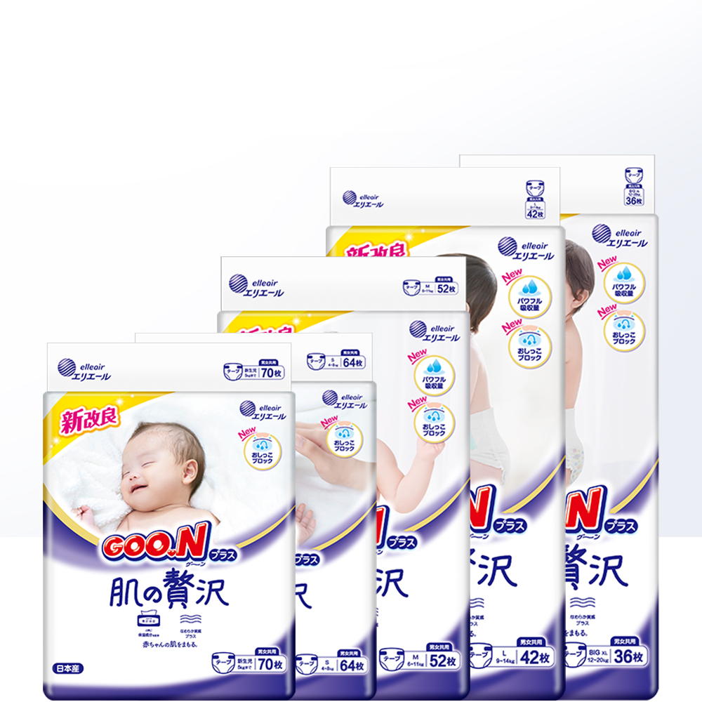 GOO.N 大王 奢华肌系列 拉拉裤 NB-XXL码*2包装 40元（需用券）