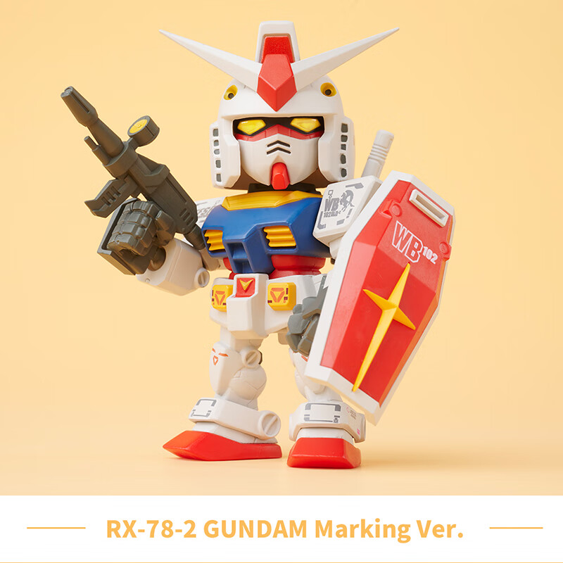 BANDAI 万代 RX-78 元祖高达 第二弹 QMSV mini高达盲盒 33元