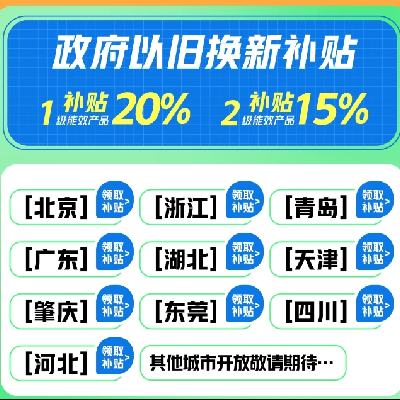 促销活动：京东空调新品会场 各地区消费券可直接领取，券后均是历史好价